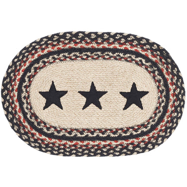 Colonial Star Jute Braided Oval Placemat 10
